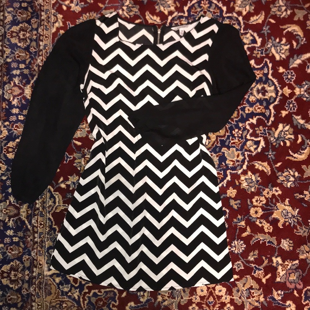 Printed mini dress